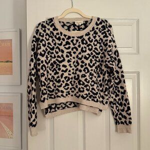 Cheetah Print Sweater
